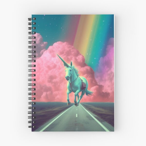 Item preview, Unicorn on a Rainbow Highway designed and sold by MongLongStudio.