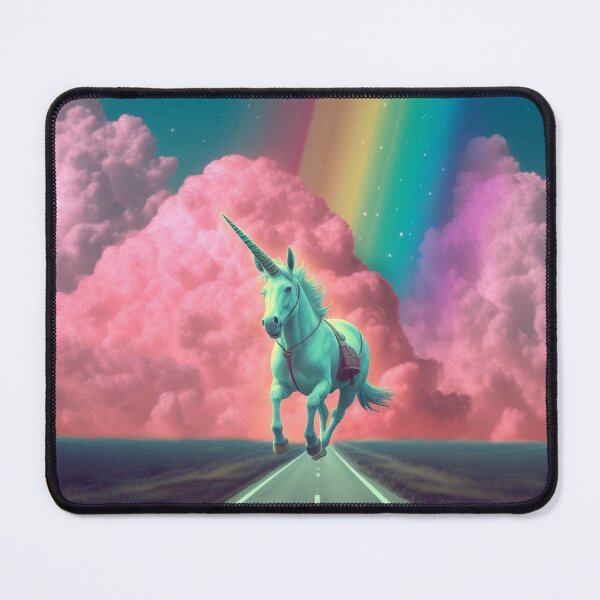 Item preview, Unicorn on a Rainbow Highway designed and sold by MongLongStudio.