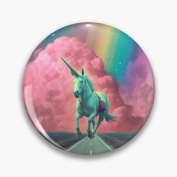 Item preview, Unicorn on a Rainbow Highway designed and sold by MongLongStudio.