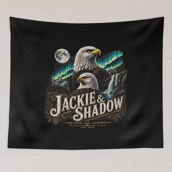 Item preview, Eagle Mountain Lake Aurora Vintage Design designed and sold by rRiston1986.