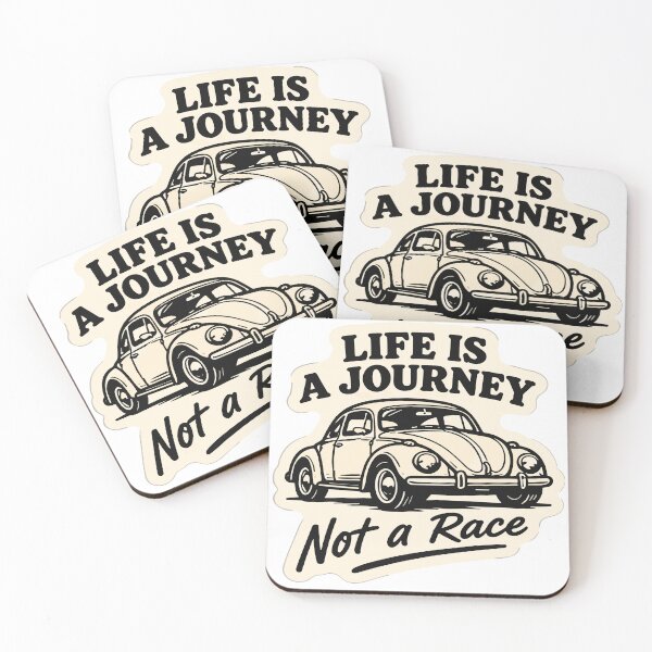 Item preview, Life Is a Journey Not a Race Vintage Classic Car Typography designed and sold by parkjingsuhal.