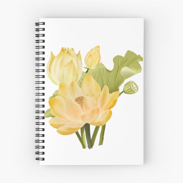 Item preview, Yellow Watercolor Blooming Lotus   designed and sold by AnimaliaStar.