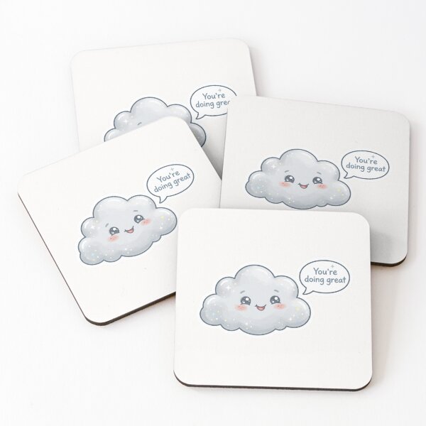 Item preview, You’re Doing Great Kawaii Cloud designed and sold by Cerys-GS.