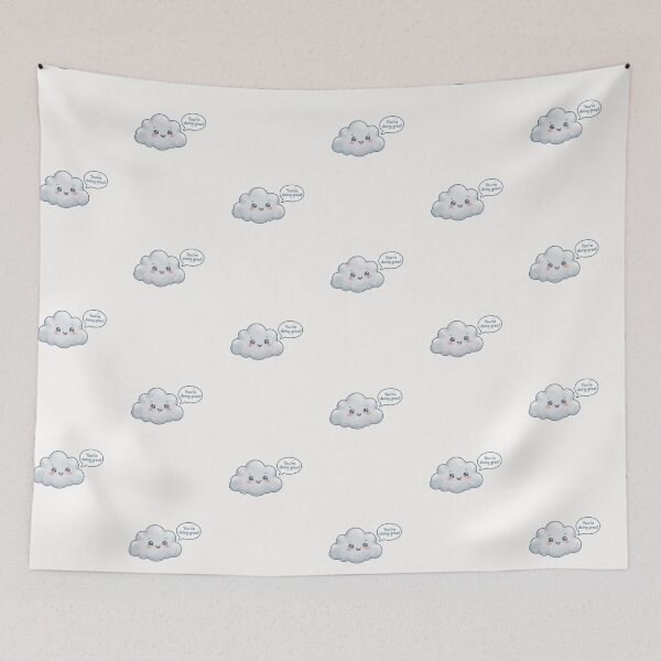 Item preview, You’re Doing Great Kawaii Cloud designed and sold by Cerys-GS.