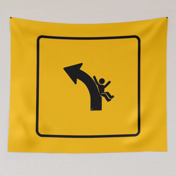 Item preview, Funny Signs - Slidin' Human designed and sold by YOFANTZ!.