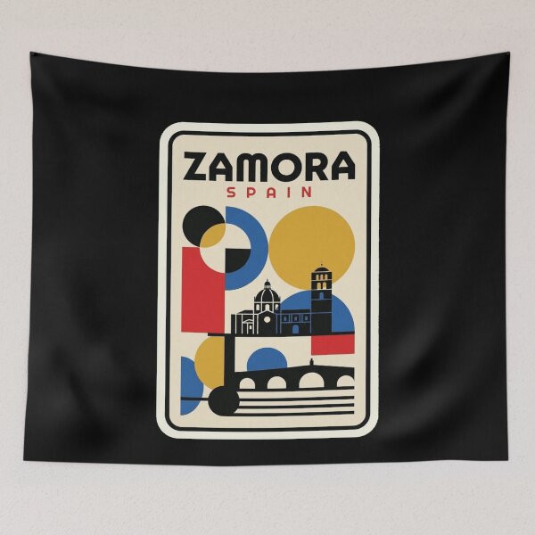 Item preview, Retro Zamora Bauhaus Geometric Skyline designed and sold by k3rstman1.
