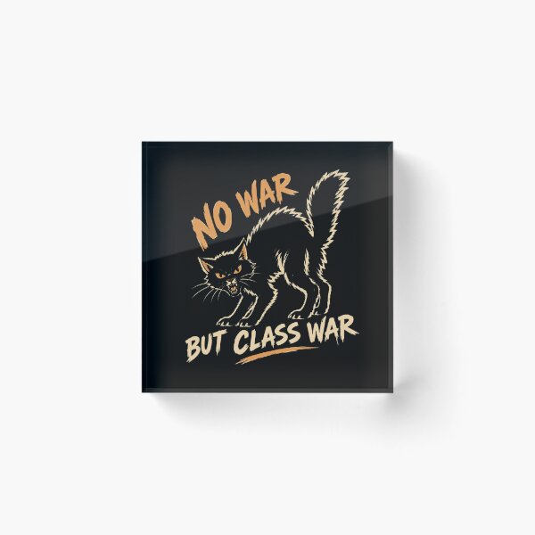 Item preview, No War But Class War Vintage Black Cat designed and sold by Bandnarelle.