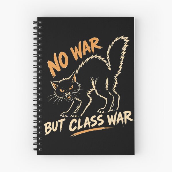 Item preview, No War But Class War Vintage Black Cat designed and sold by Bandnarelle.
