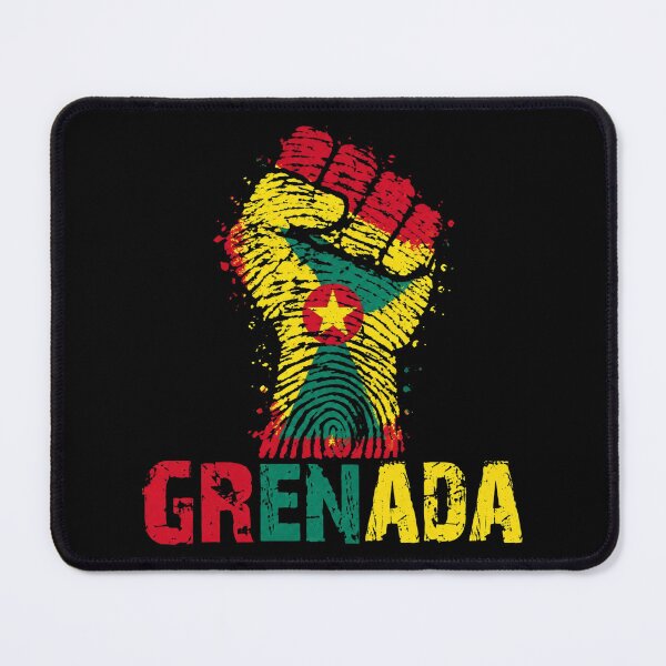 Item preview, Grenada Finger Print Flag Retro I Love Grenada designed and sold by BarnettemarArts.
