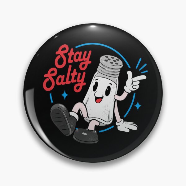 Item preview, Stay Salty Retro Salt Shaker designed and sold by BeckhamI-ngram.