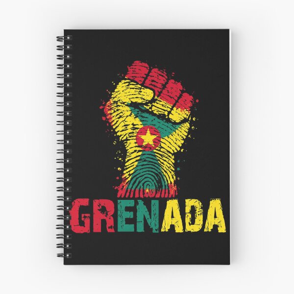 Item preview, Grenada Finger Print Flag Retro I Love Grenada designed and sold by BarnettemarArts.
