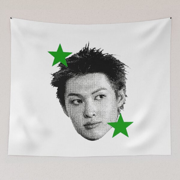 Item preview, Spiky Hair Portrait Graphic Tee designed and sold by KingwoodMe.