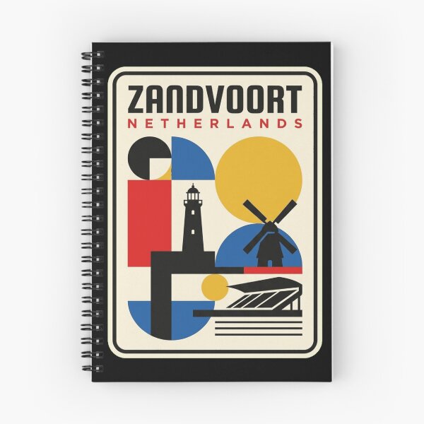 Item preview, Retro Zandvoort Bauhaus Geometric Skyline designed and sold by k3rstman1.