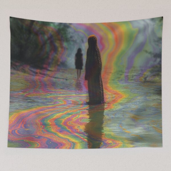 Item preview, Behind You - Figure in Swirling Waters designed and sold by MongLongStudio.