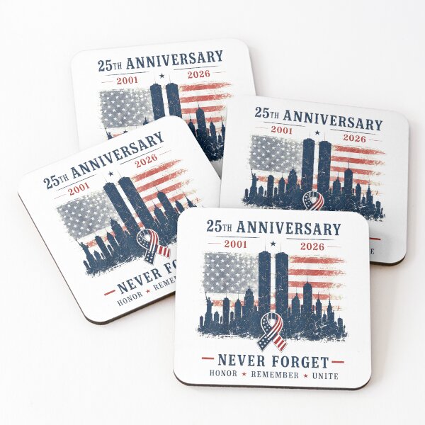 Item preview, 25th Anniversary September 11 2001 Memorial Day USA Flag T-Shirt designed and sold by LizzyKeiko.