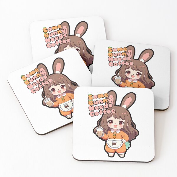 Item preview, Some Bunny Needs Coffee designed and sold by dinhlavette.