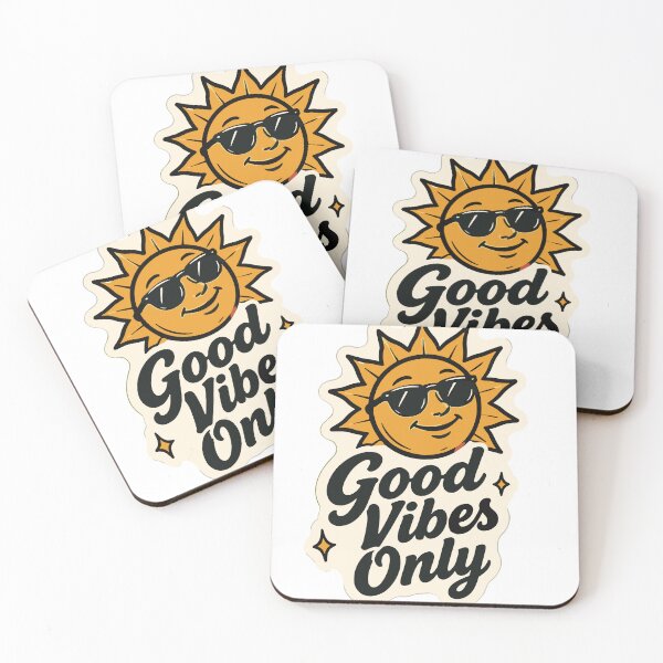 Item preview, Good Vibes Only Smiling Sun Retro Summer Positive Energy designed and sold by parkjingsuhal.