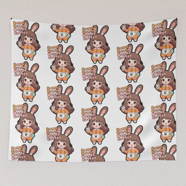 Item preview, Some Bunny Needs Coffee designed and sold by dinhlavette.