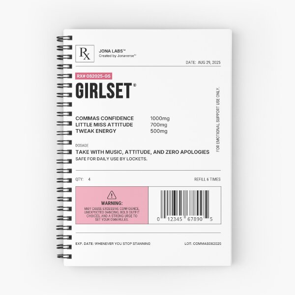 Item preview, Etiqueta de prescripción GIRLSET Kpop designed and sold by Jonaverse.