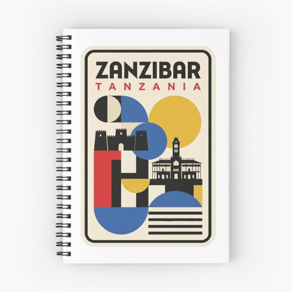 Item preview, Retro Zanzibar Bauhaus Geometric Skyline designed and sold by k3rstman1.