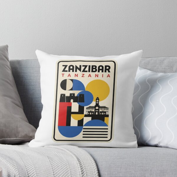 Item preview, Retro Zanzibar Bauhaus Geometric Skyline designed and sold by k3rstman1.