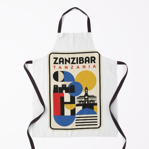 Item preview, Retro Zanzibar Bauhaus Geometric Skyline designed and sold by k3rstman1.