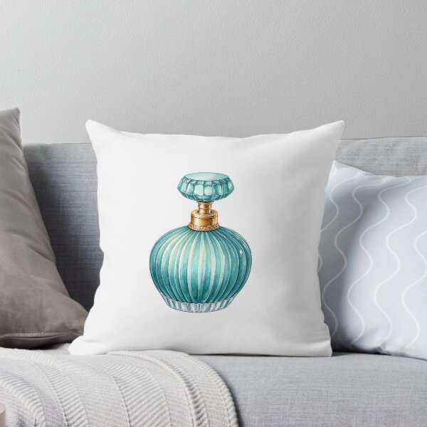 Item preview, Vintage Aquamarine Perfume Round Bottle designed and sold by crealook01.