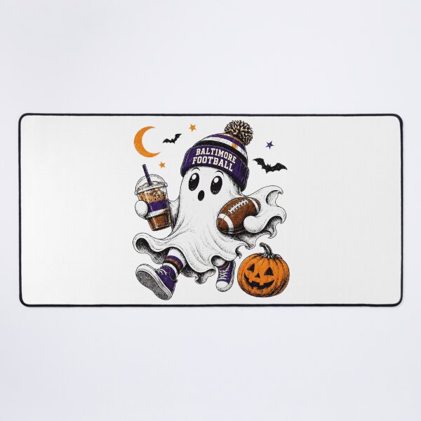 Item preview, Spooky Football Ghost Halloween Coffee Lover designed and sold by VianDuell01.