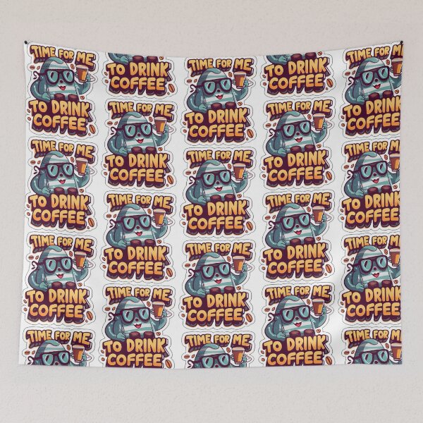 Item preview, Time For Me To Drink Coffee  designed and sold by dinhlavette.