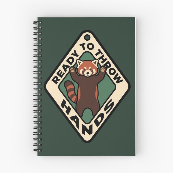 Item preview, Ready To Throw Hands Red Panda Motel Badge designed and sold by DripCultureLab.