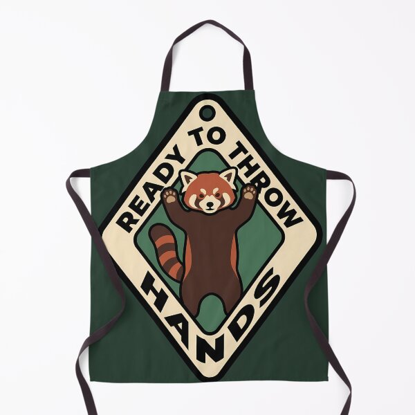 Item preview, Ready To Throw Hands Red Panda Motel Badge designed and sold by DripCultureLab.
