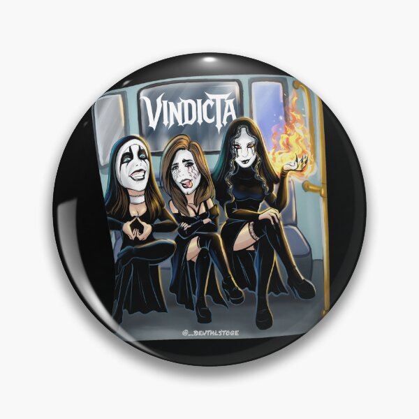Item preview, Gothic Sisters on Transit Metal Crew Drawing designed and sold by BonnieHansenc.