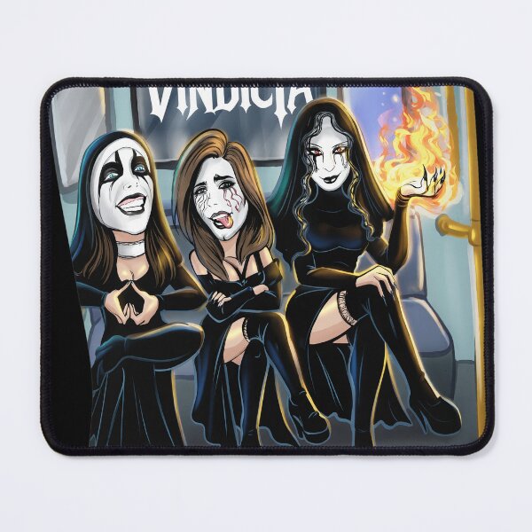 Item preview, Gothic Sisters on Transit Metal Crew Drawing designed and sold by BonnieHansenc.