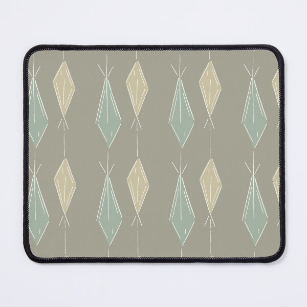 Item preview, A8 Hand Drawn Woven Fish Geometric Pattern - Stone Sage designed and sold by MaddaMom.