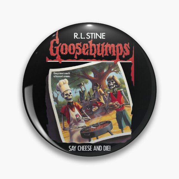 Item preview, Goosebumps Say Cheese and Die Skeleton BBQ Art designed and sold by BonnieHansenc.