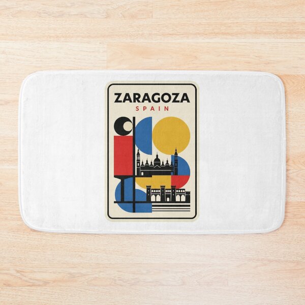 Item preview, Retro Zaragoza Bauhaus Geometric Skyline designed and sold by k3rstman1.