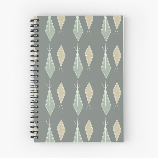 Item preview, A9 Hand Drawn Woven Fish Geometric Pattern - Eucalyptus Oat designed and sold by MaddaMom.