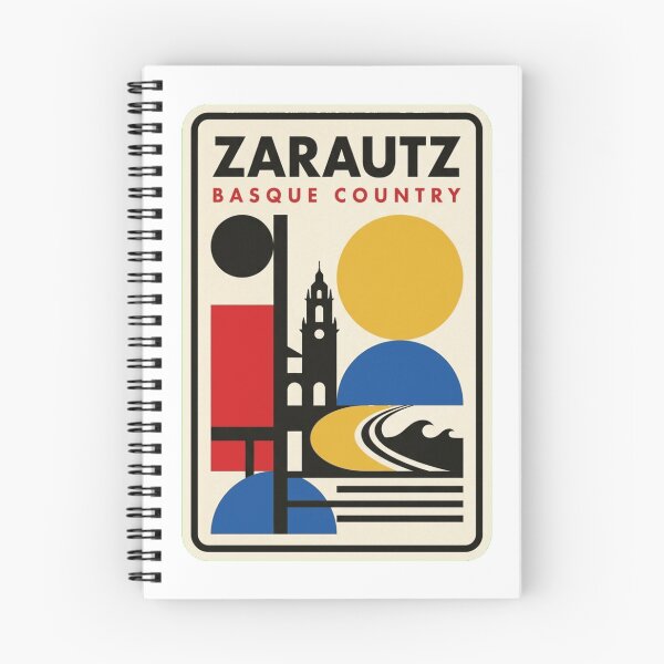 Item preview, Retro Zarautz Bauhaus Geometric Skyline designed and sold by k3rstman1.
