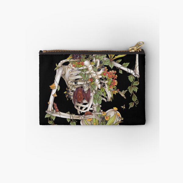 Item preview, Skeleton Covered in Vines and Bugs Botanical Art designed and sold by BonnieHansenc.