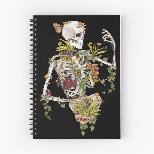 Item preview, Skeleton Covered in Vines and Bugs Botanical Art designed and sold by BonnieHansenc.