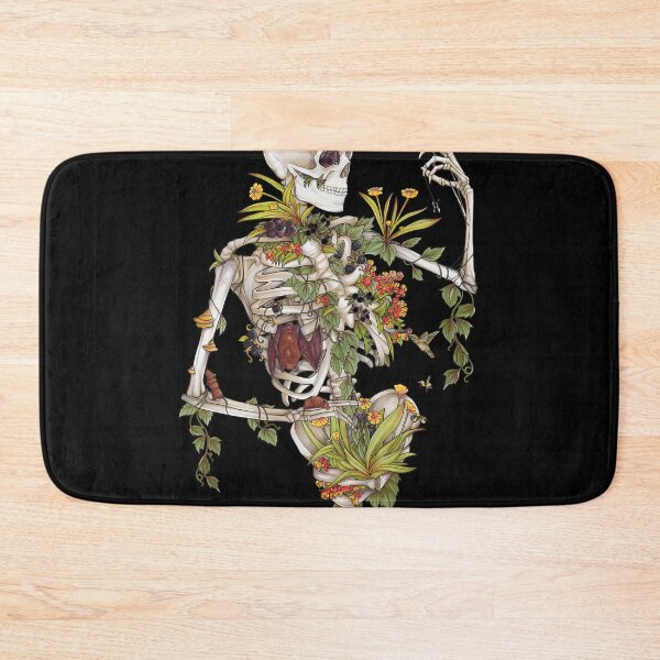 Item preview, Skeleton Covered in Vines and Bugs Botanical Art designed and sold by BonnieHansenc.