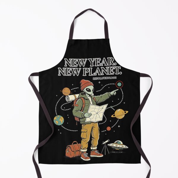 Item preview, New Year New Planet Alien Traveler designed and sold by NatalieJeans.