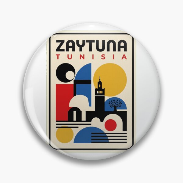 Item preview, Retro Zaytuna Bauhaus Geometric Skyline designed and sold by k3rstman1.