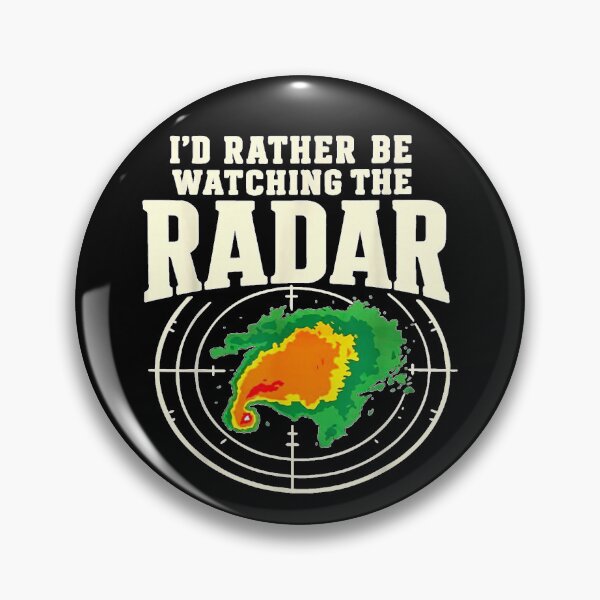 Item preview, I'd Rather Be Watching Radar Edges Distressed Storm Chaser designed and sold by LizzyKeiko.
