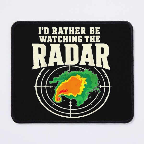 Item preview, I'd Rather Be Watching Radar Edges Distressed Storm Chaser designed and sold by LizzyKeiko.