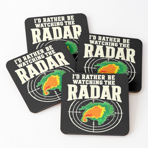 Item preview, I'd Rather Be Watching Radar Edges Distressed Storm Chaser designed and sold by LizzyKeiko.