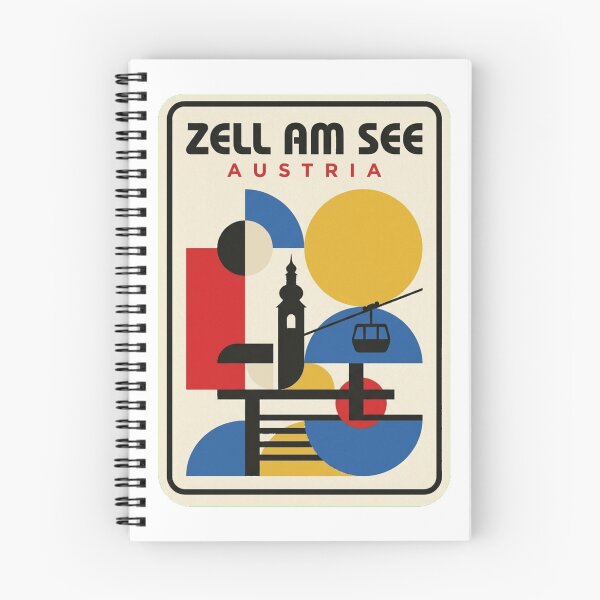 Item preview, Retro Zell Am See Bauhaus Geometric Skyline designed and sold by k3rstman1.