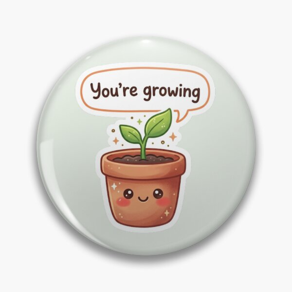 Item preview, You’re Growing Kawaii Plant Pot designed and sold by Cerys-GS.