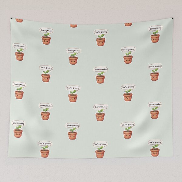 Item preview, You’re Growing Kawaii Plant Pot designed and sold by Cerys-GS.