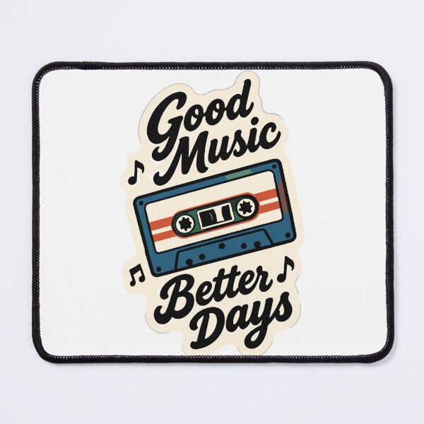 Item preview, Good Music Better Days Vintage Cassette Tape Retro Inspirational designed and sold by parkjingsuhal.